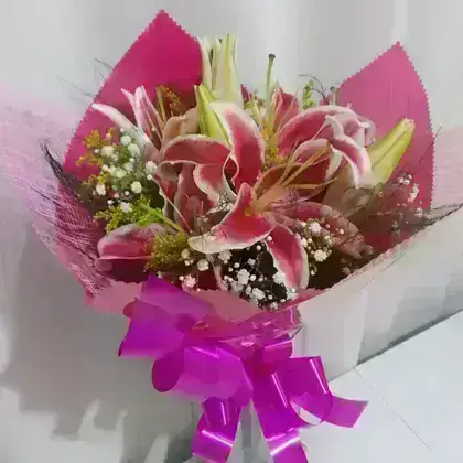 Bouquet com Perfumado / Rosa