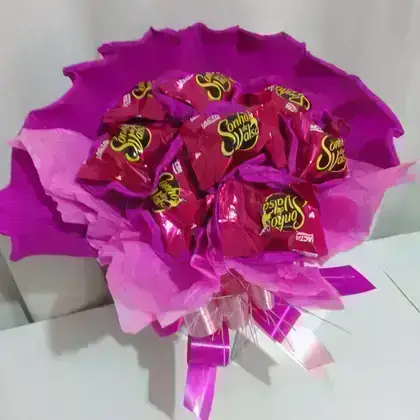 Bouquet com Bombons Sonho de Valsa