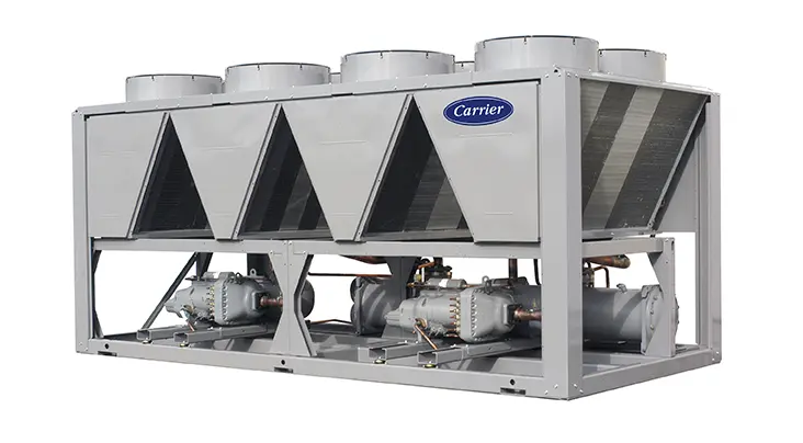 Chiller para produção centralizada de água gelada