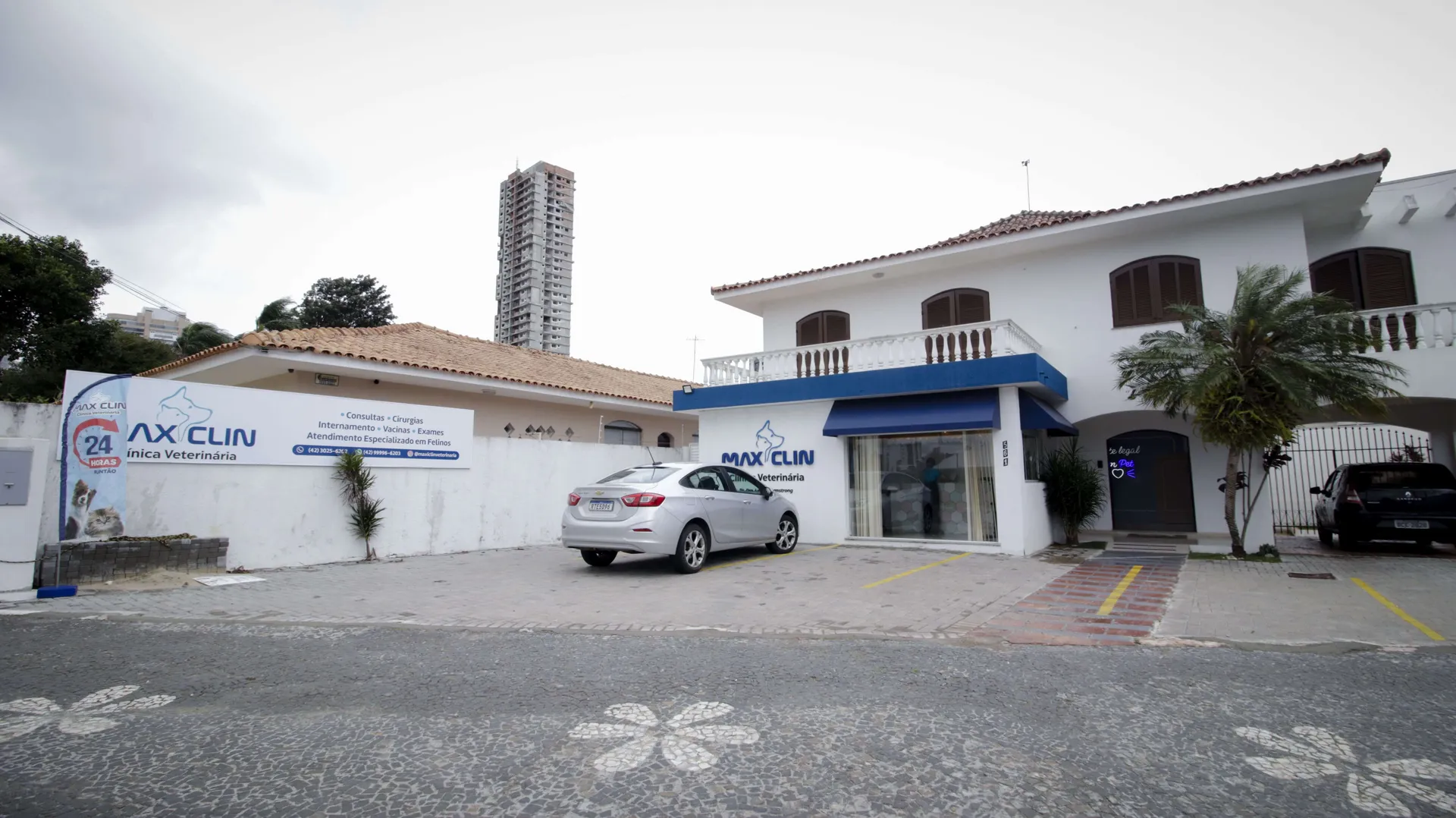 Fachada da Maxiclin em Ponta Grossa