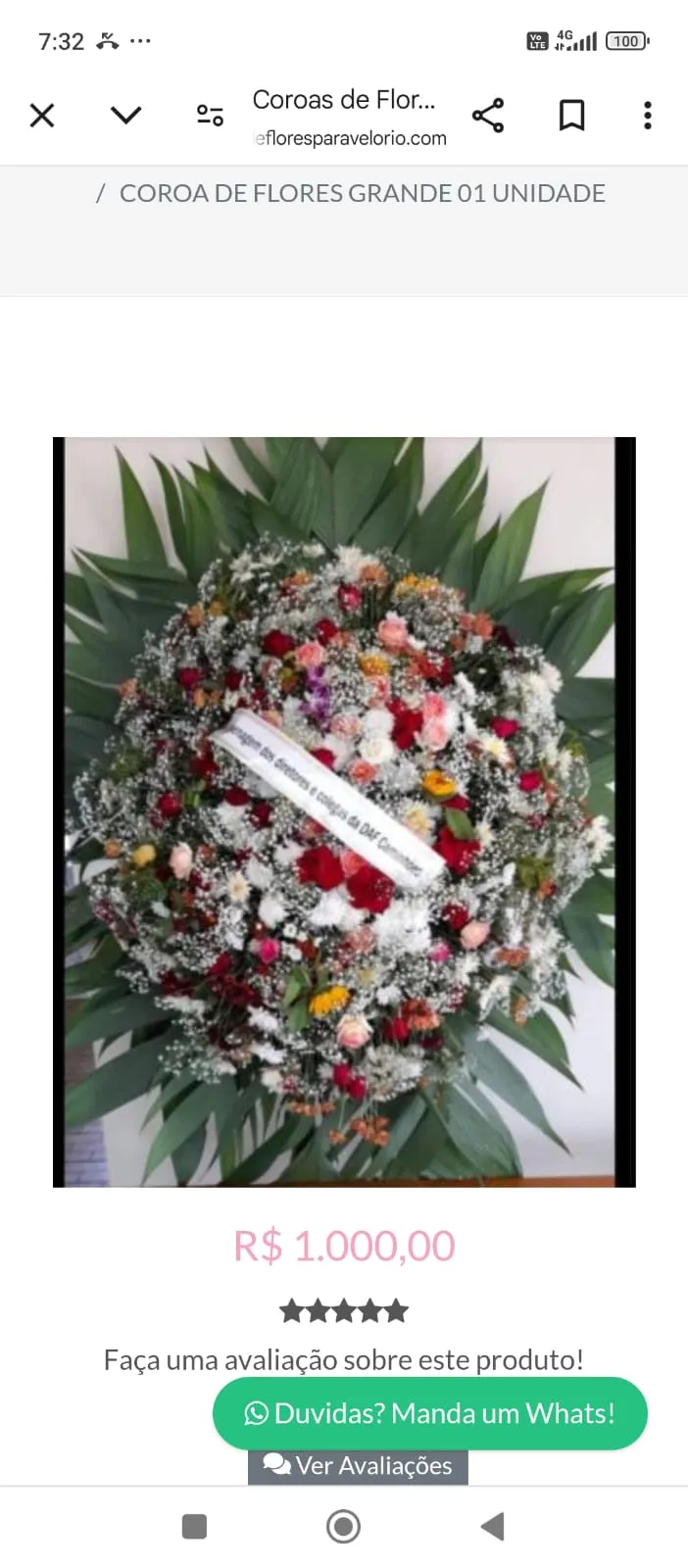 Coroa de Flores Especial 01