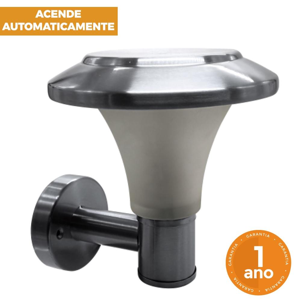 ARANDELA DE PAREDE LED INOX 6,5W 3000K