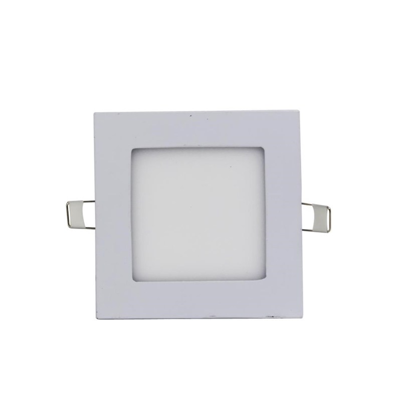 PLAFON DE EMBUTIR LED 6W QUADRADO 3000K