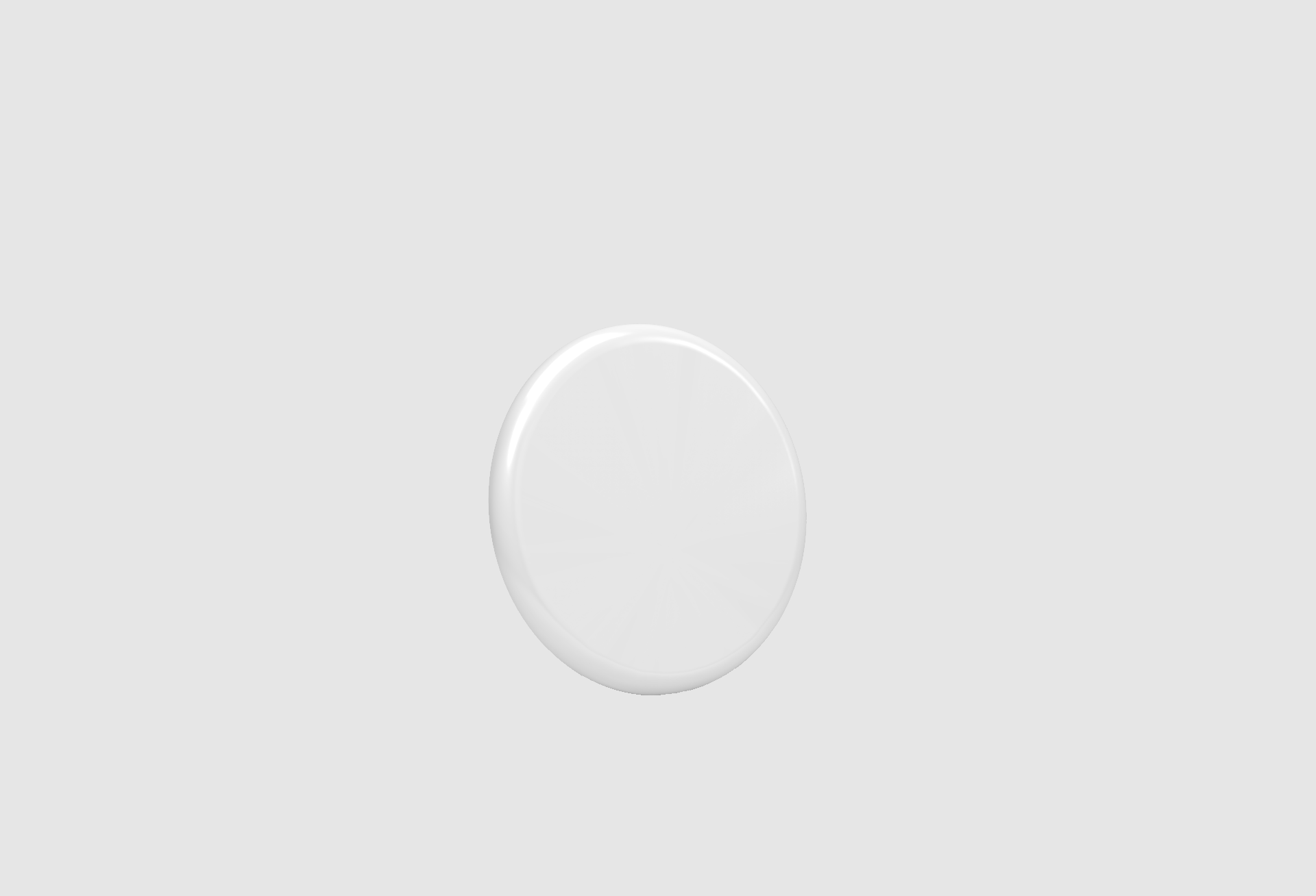 PLACA CEGA REDONDA 4"