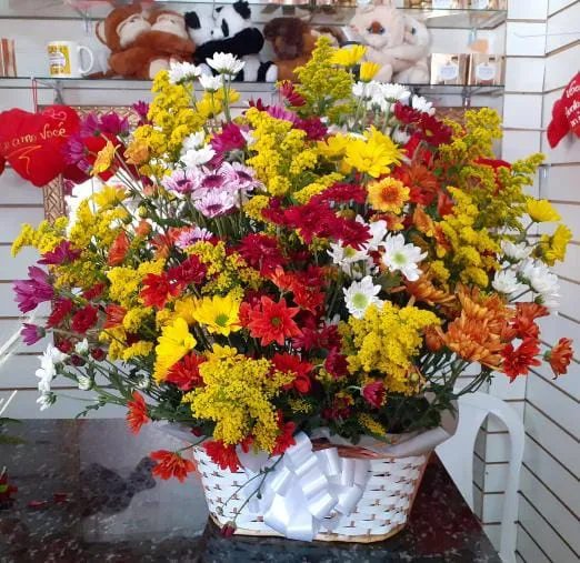 Cesta de Flores do Campo - 01 Unidade