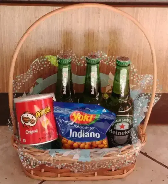 Cesta de Cervejas Pequena (5)