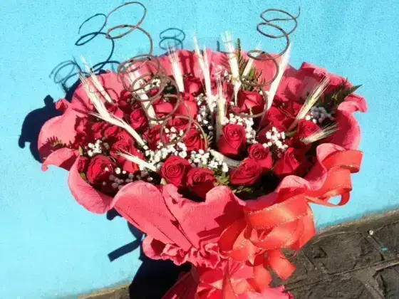 Buquê de Rosas no Crepom - 24 Rosas