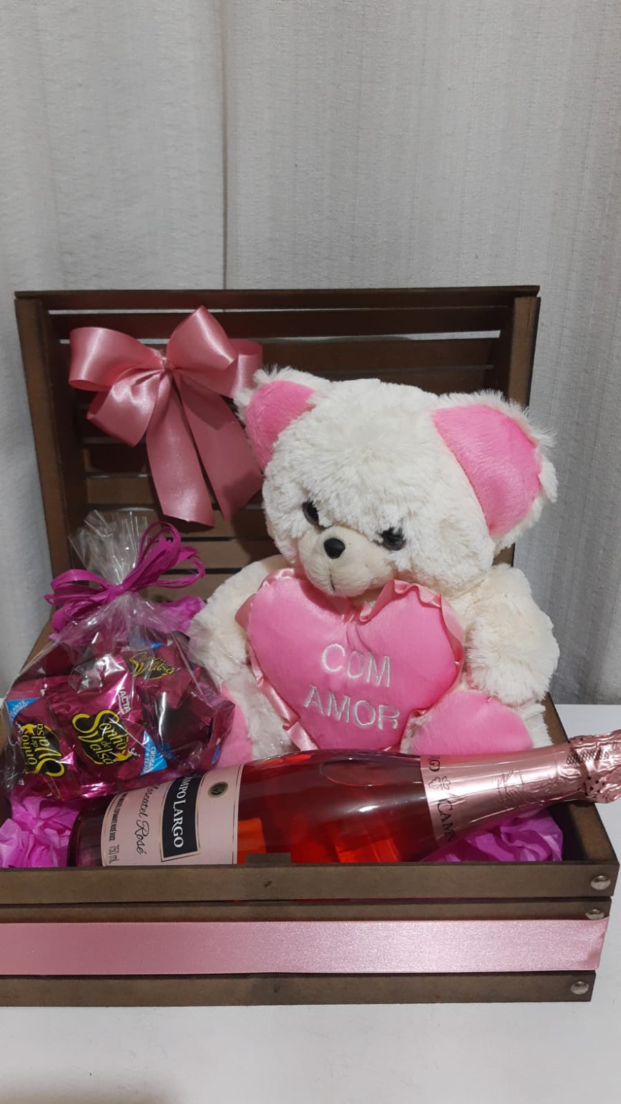 Kit Bebidas Especial ESpumante, bombons e pelucia / Mista