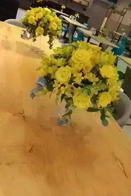 Arranjo Decorativo / Amarelo