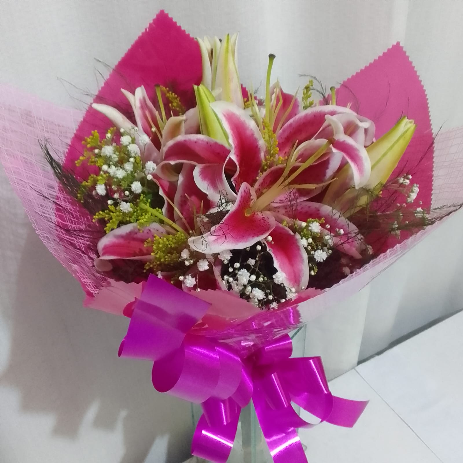 Bouquet com Perfumado / Rosa