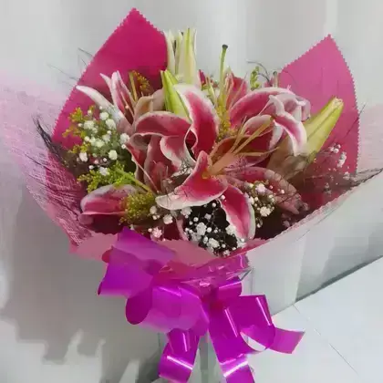 Bouquet com Perfumado / Rosa