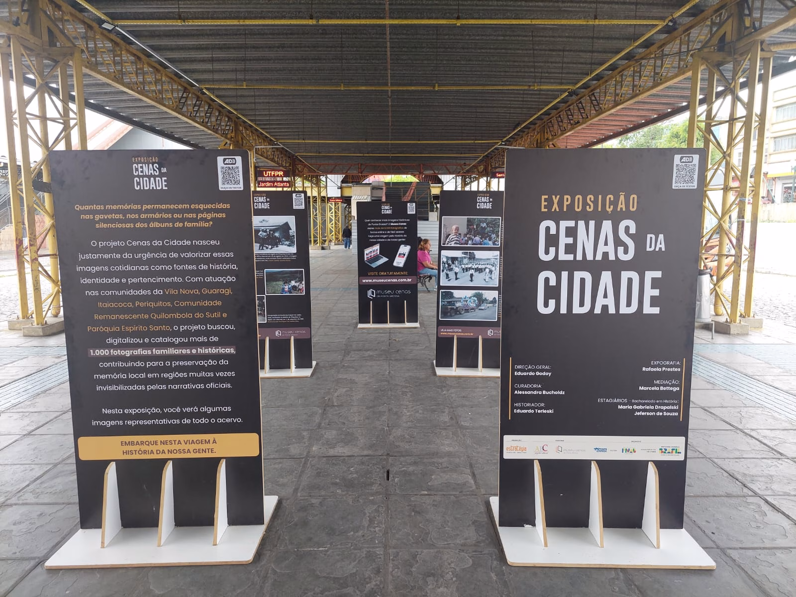 Mostra itinerante reúne fotografias que revelam memórias de comunidades ponta-grossenses