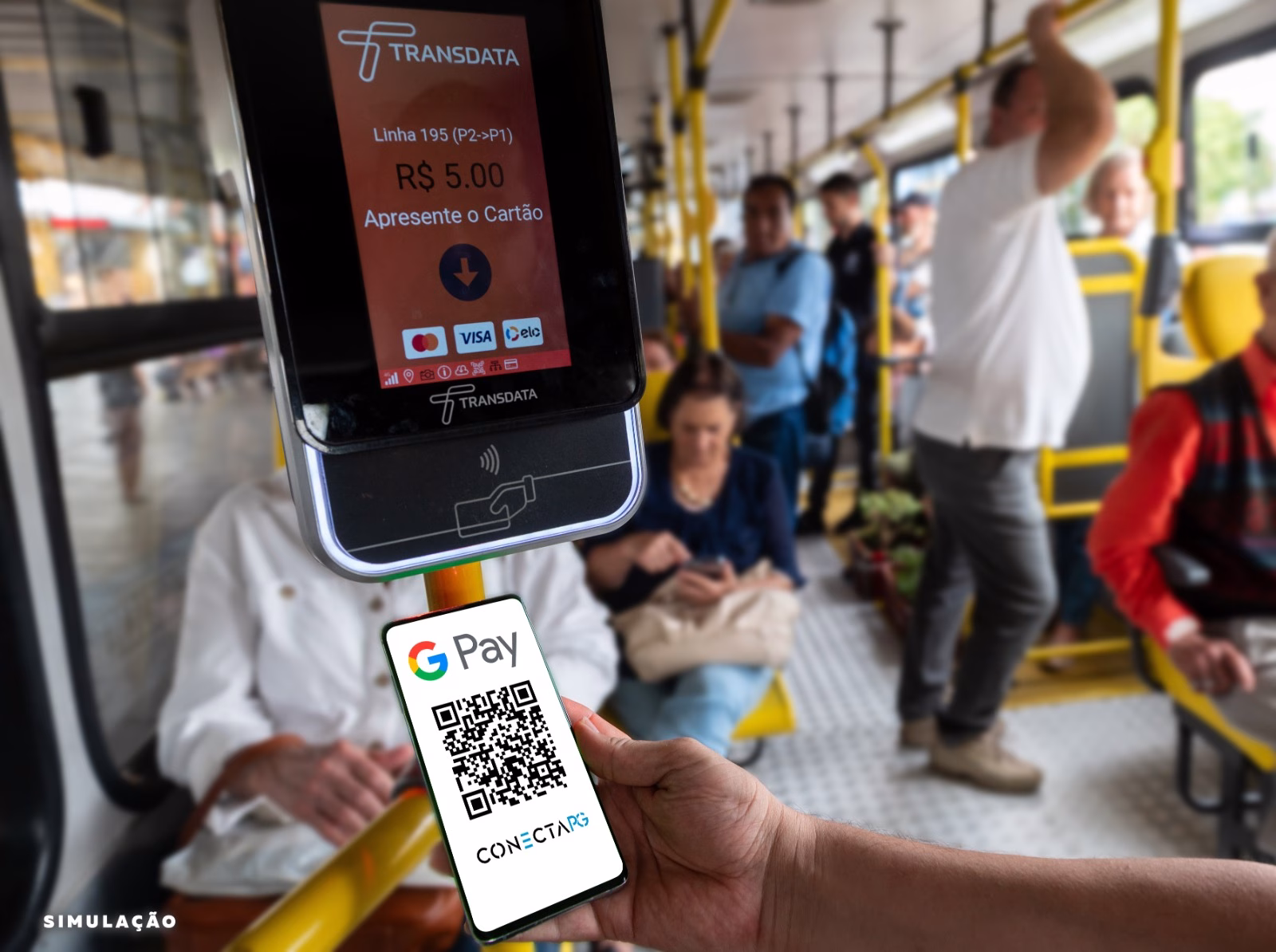 Ponta Grossa terá pagamento de ônibus pela Carteira Google; testes começam em breve