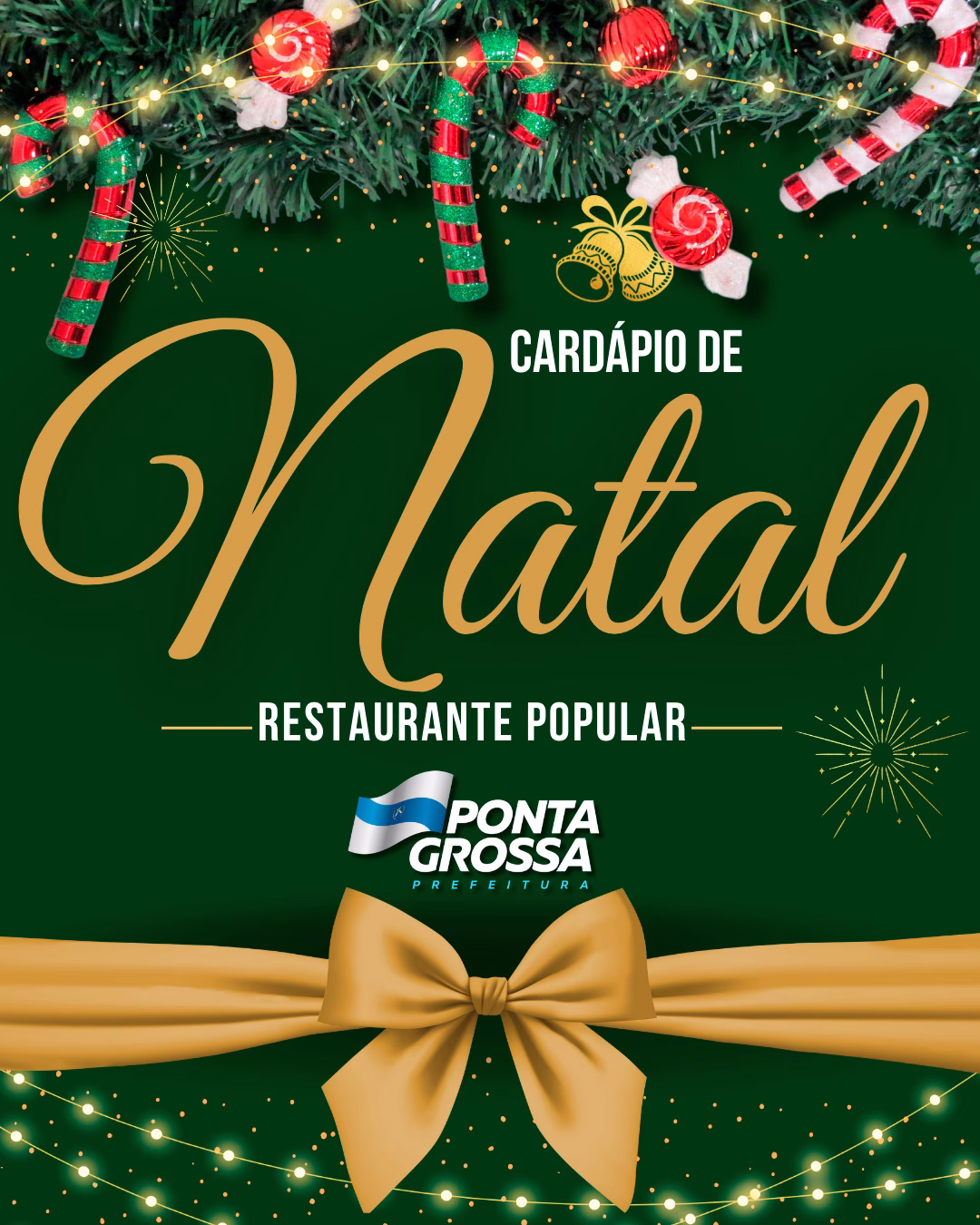 Restaurante Popular de PG terá almoço especial de Natal