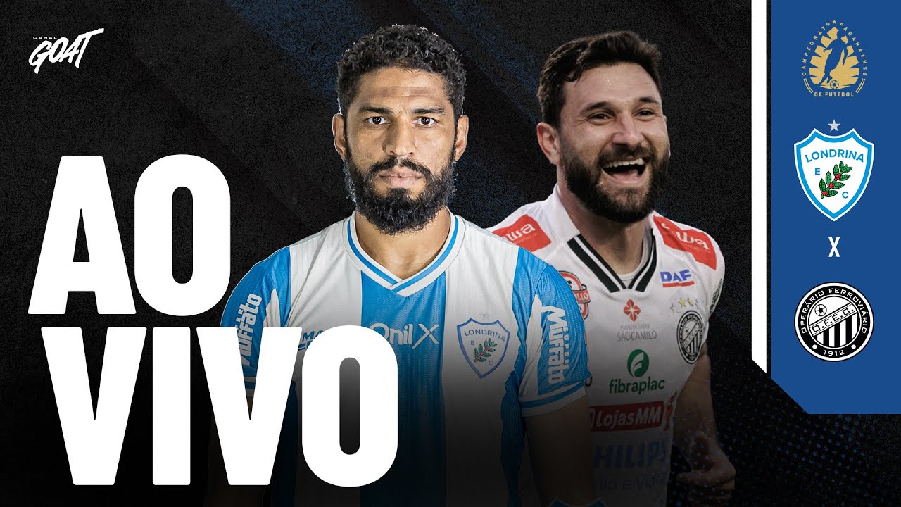ASSISTA AO VIVO: Londrina x Operário, pelo Paranaense, com imagens