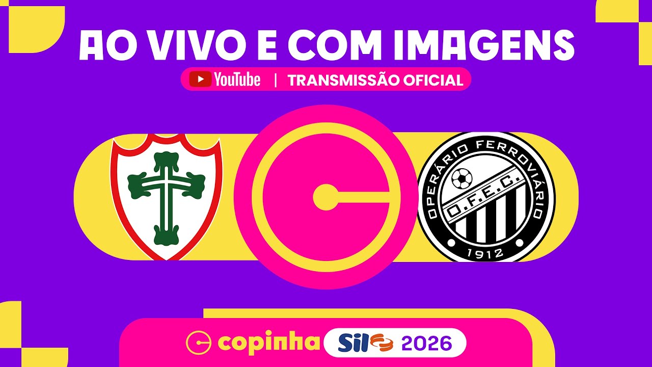 ASSISTA AO VIVO: Portuguesa x Operário, pela Copinha sub-20, com imagens