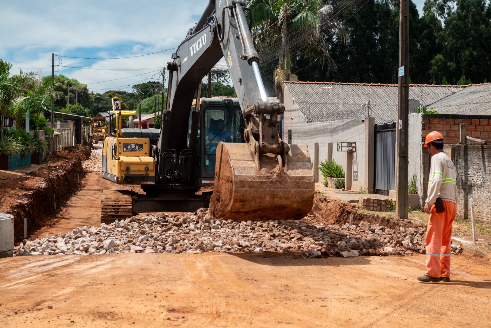 Ponta Grossa inicia obras de pavimentação no Núcleo Borsato