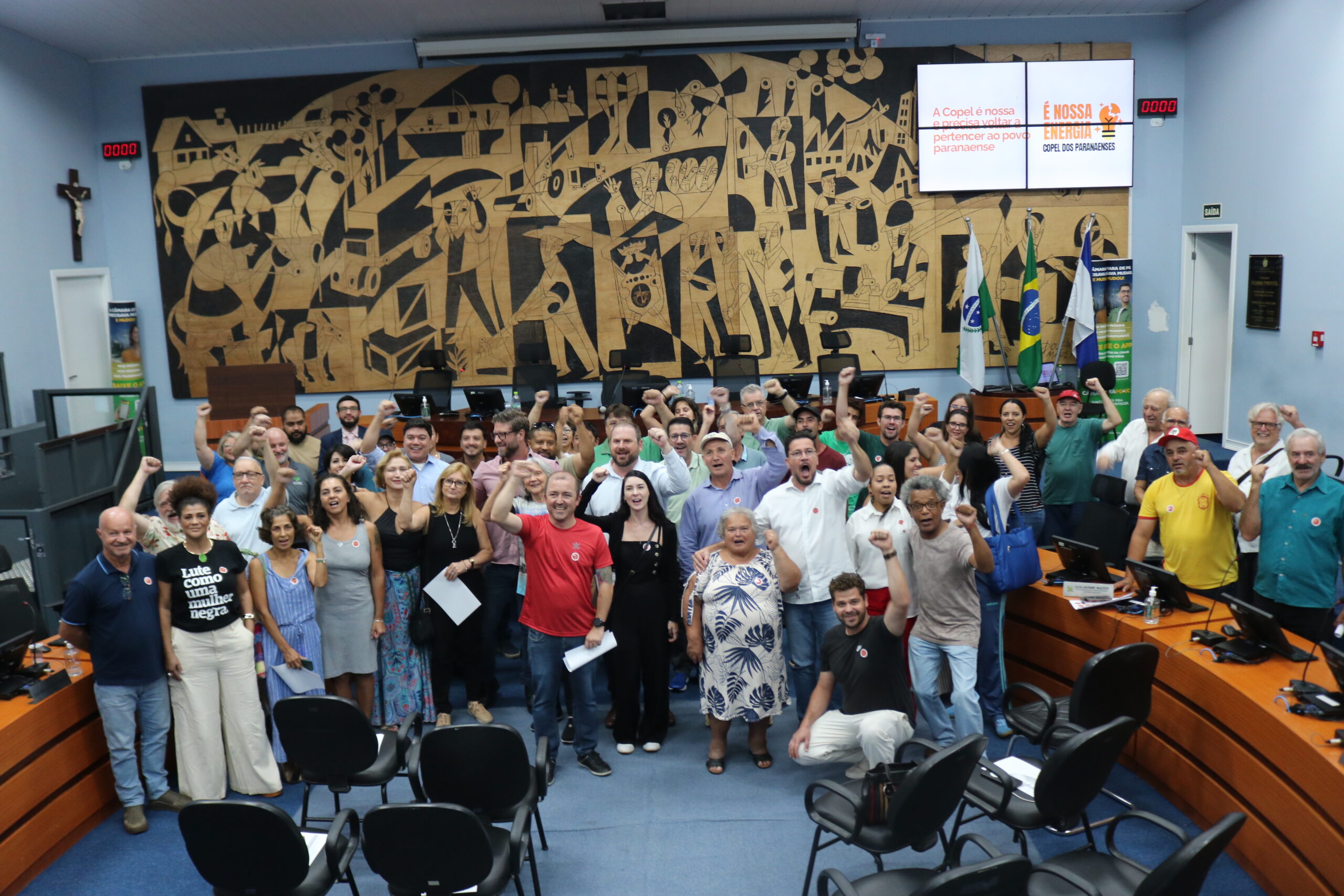 Reestatização da Copel: lideranças debatem futuro da companhia em audiência na Câmara de PG