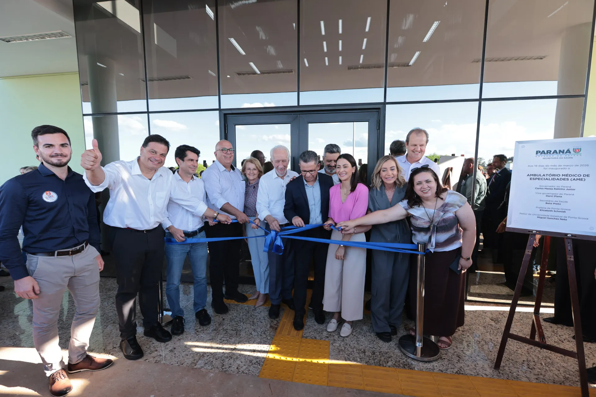 Primeiro Ambulatório de Especialidades universitário do Brasil é inaugurado em PG