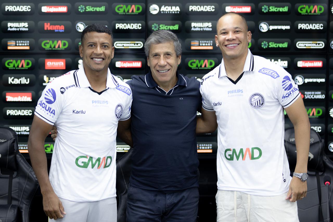 Operário apresenta Caio Dantas e Maguinho e reforça discurso do projeto Série A